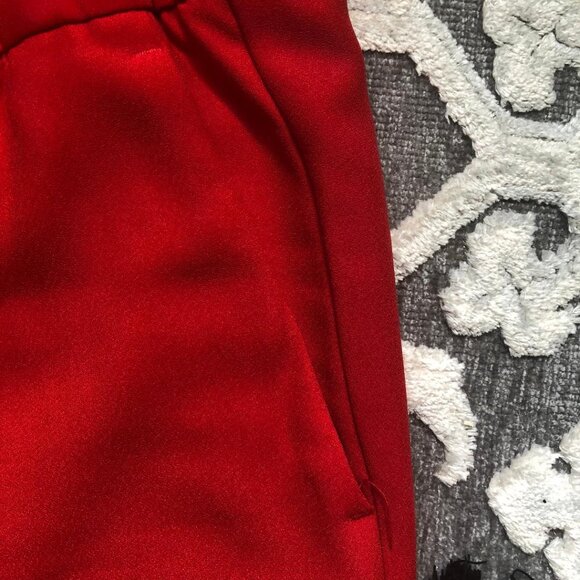 Banana Republic Hayden, Red, Polyester, Pull-on, Dressy,Trousers/Pants, Sz Small - Picture 5 of 8